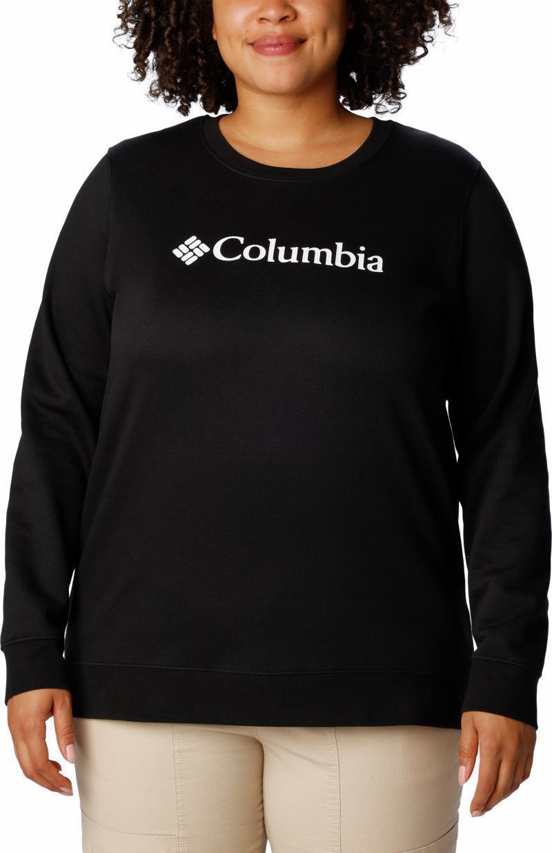 Columbia Trek Graphic Crew - Plus - Womens - Black / White 1