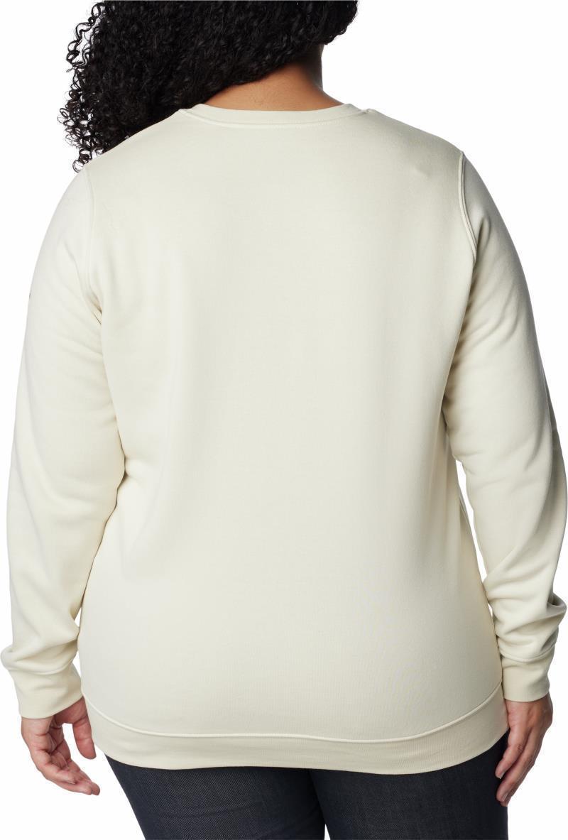 Columbia Trek Graphic Crew - Plus - Womens - Chalk / Camel Brown 2