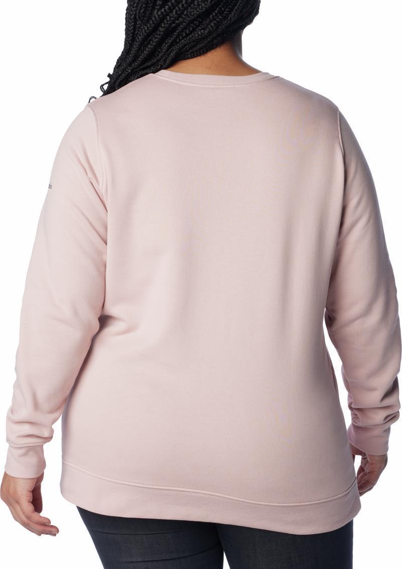 Columbia Trek Graphic Crew - Plus - Womens - Dusty Pink / Night Wave 2