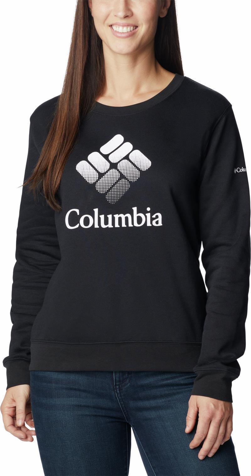 Columbia Trek Graphic Crew - Womens - Black / White CSC Stacked Logo 1