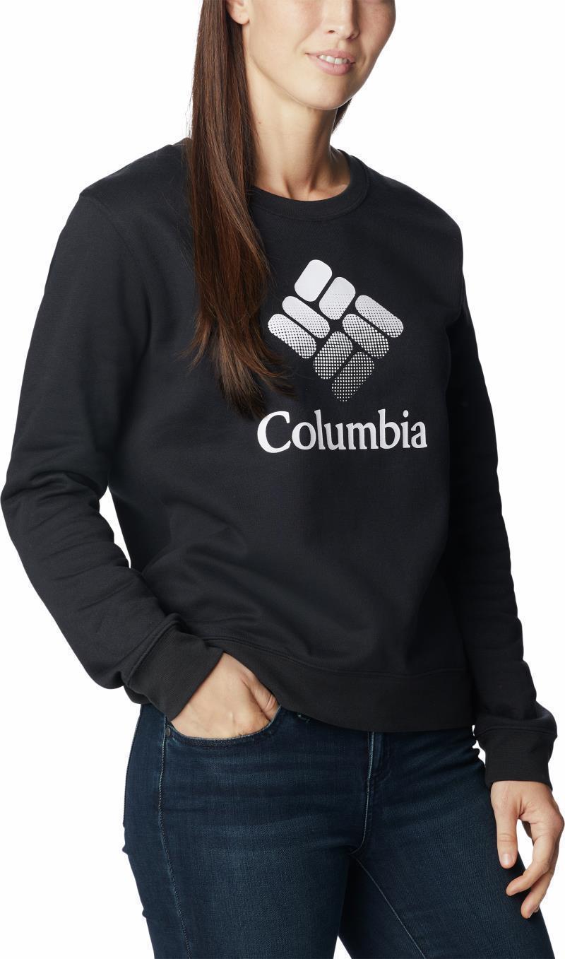 Columbia Trek Graphic Crew - Womens - Black / White CSC Stacked Logo 3
