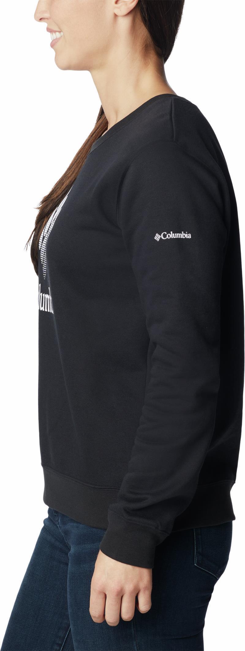 Columbia Trek Graphic Crew - Womens - Black / White CSC Stacked Logo 5