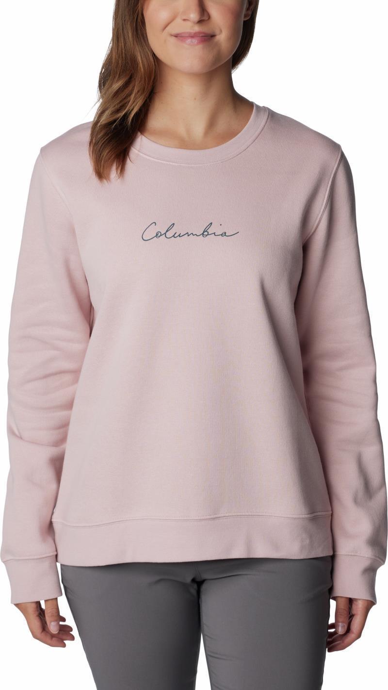 Columbia Trek Graphic Crew - Womens - Dusty Pink / Night Wave 1