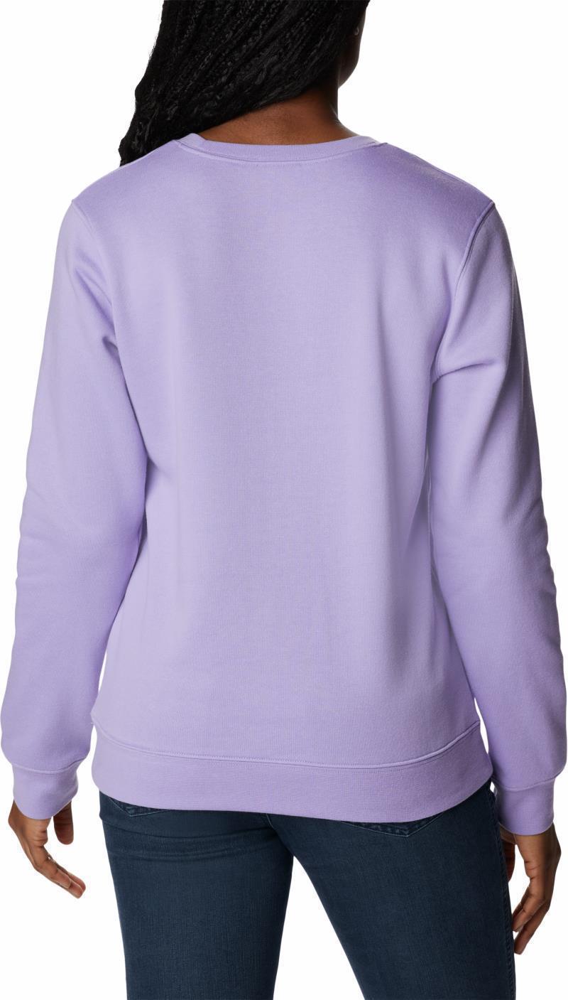 Columbia Trek Graphic Crew - Womens - Frosted Purple / White Logo 2