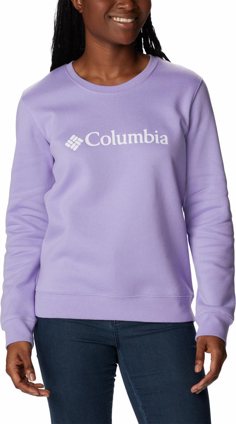 Columbia Trek Graphic Crew - Womens - Frosted Purple / White Logo 3