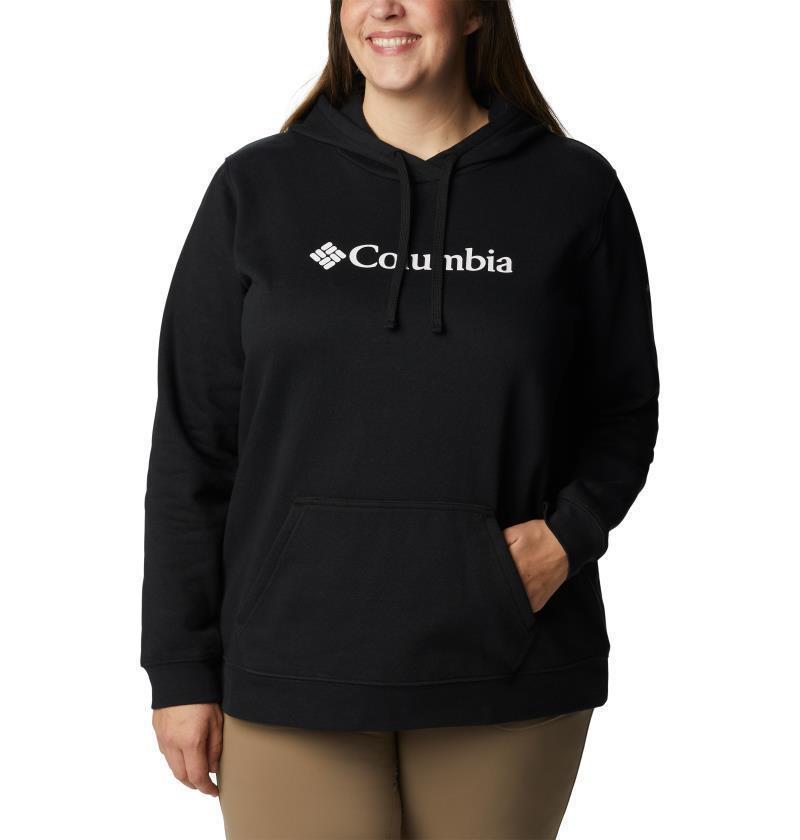 Columbia Trek Graphic Hoodie - Plus - Womens - Black / Gem Columbia 1