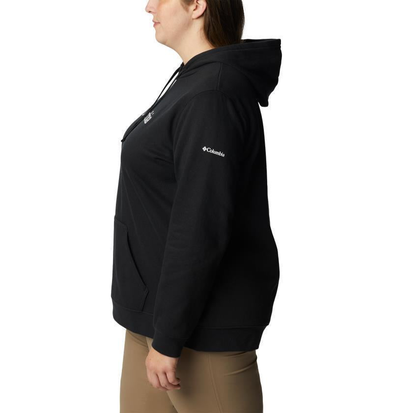 Columbia Trek Graphic Hoodie - Plus - Womens - Black / Gem Columbia 3