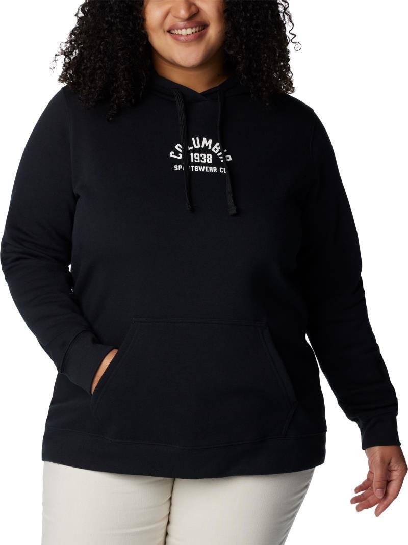 Columbia Trek Graphic Hoodie - Plus - Womens - Black / White 1