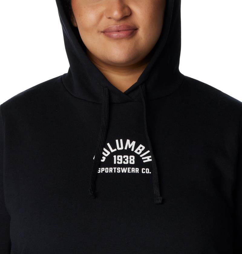 Columbia Trek Graphic Hoodie - Plus - Womens - Black / White 5
