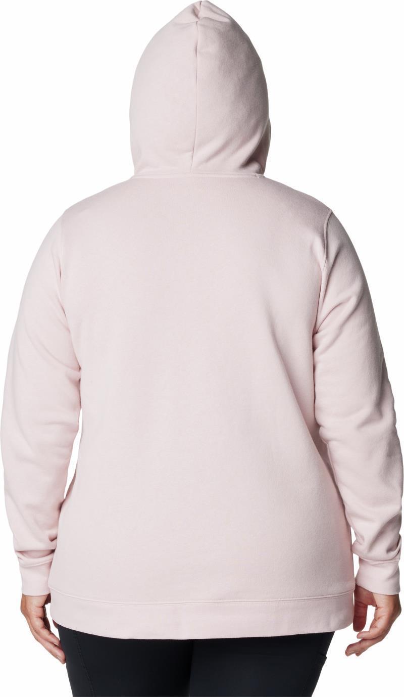Columbia Trek Graphic Hoodie - Plus - Womens - Dusty Pink / Night Wave 2