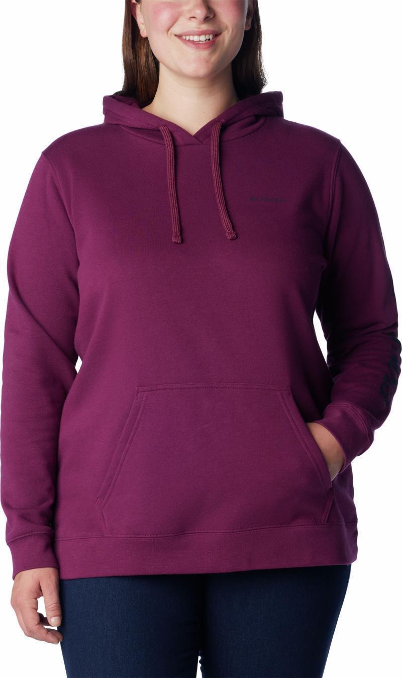 Columbia Trek Graphic Hoodie - Plus - Womens - Marionberry / Dark Nocturnal 1