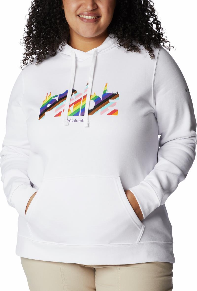 Columbia Trek Graphic Hoodie - Plus - Womens - White / Outdoorsy Pride 3