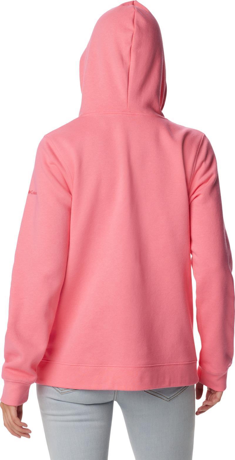 Columbia Trek Graphic Hoodie - Womens - Camellia Rose / Red Lily 2