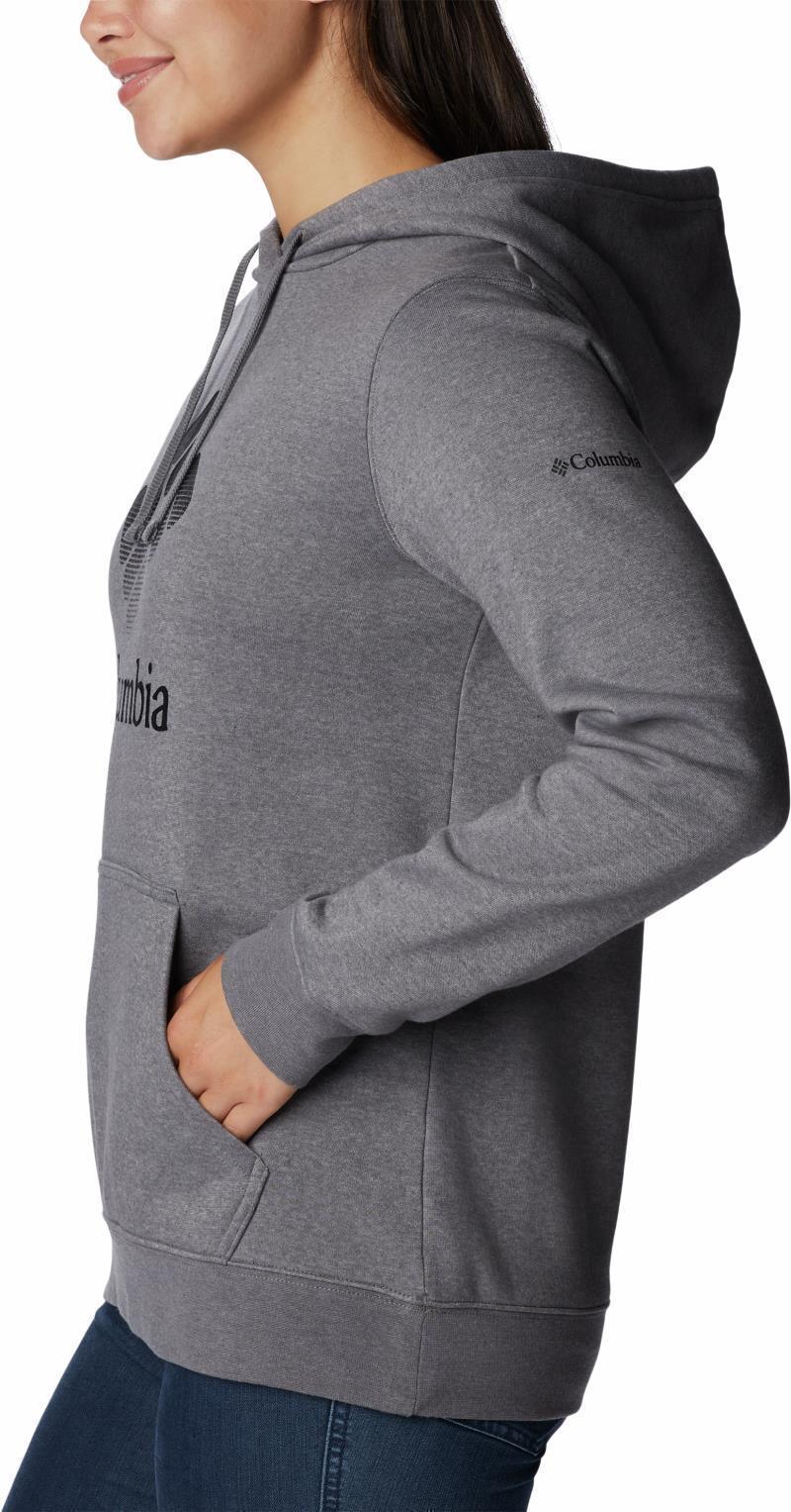Columbia Trek Graphic Hoodie - Womens - City Grey Heather / Black CSC Stacked Logo 5
