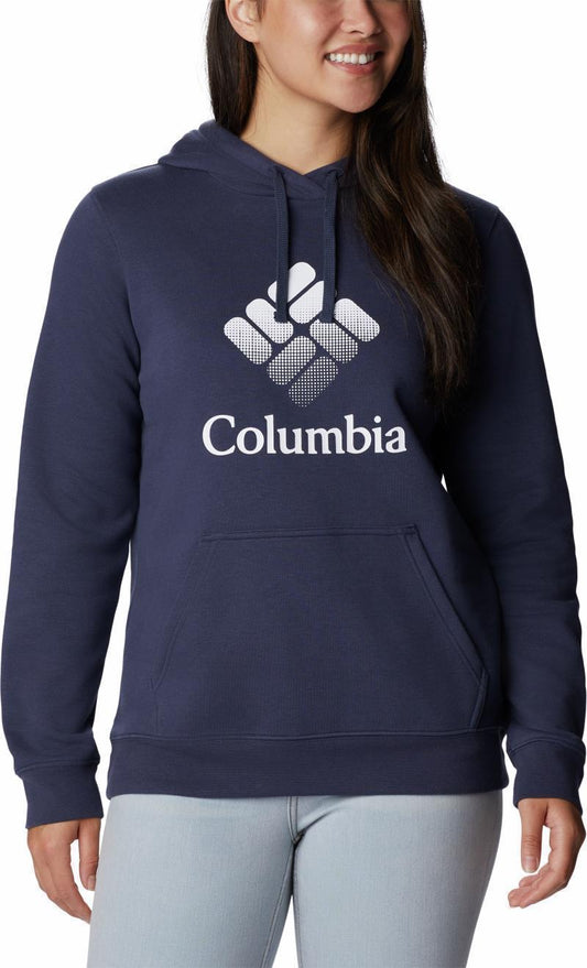 Columbia Trek Graphic Hoodie - Womens - Nocturnal / White CSC Stacked Logo 1