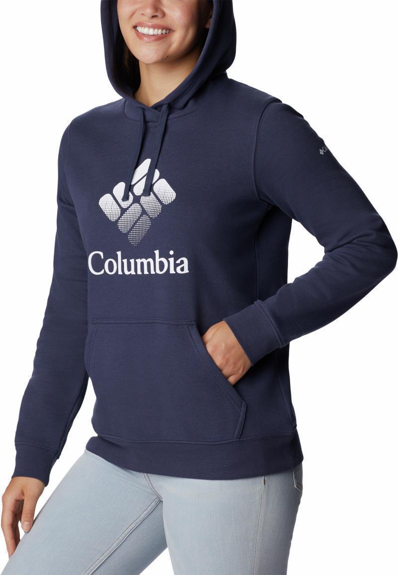 Columbia Trek Graphic Hoodie - Womens - Nocturnal / White CSC Stacked Logo 3