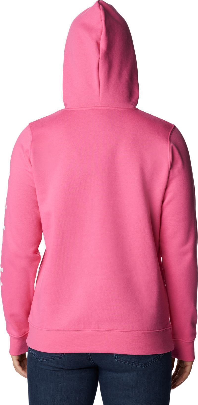 Columbia Trek Graphic Hoodie - Womens - Wild Geranium / White Logo 2
