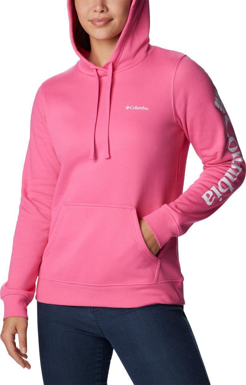 Columbia Trek Graphic Hoodie - Womens - Wild Geranium / White Logo 3