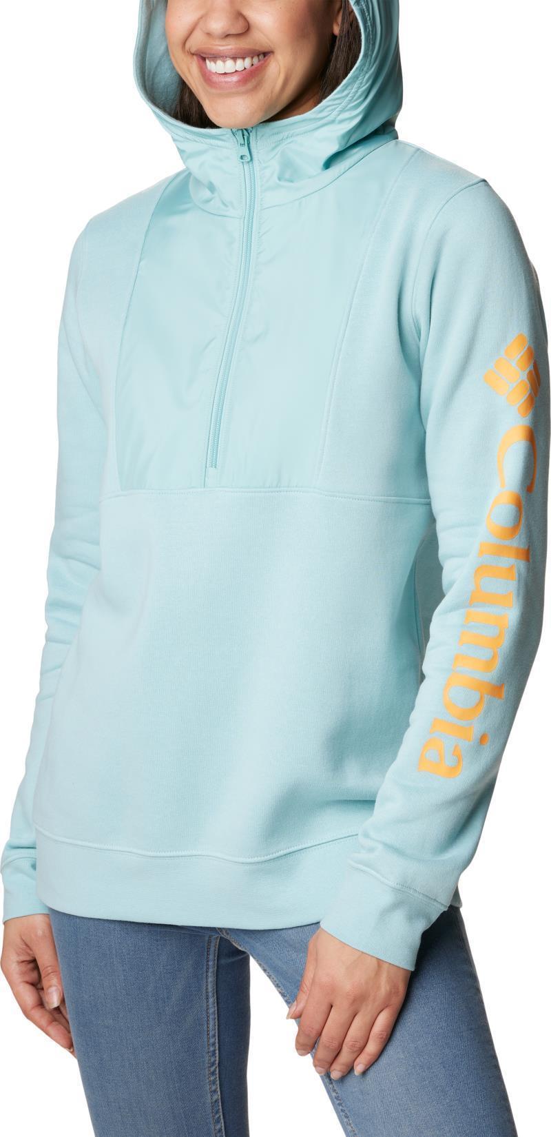 Columbia Trek Hooded Half Zip - Womens - Aqua Haze 3