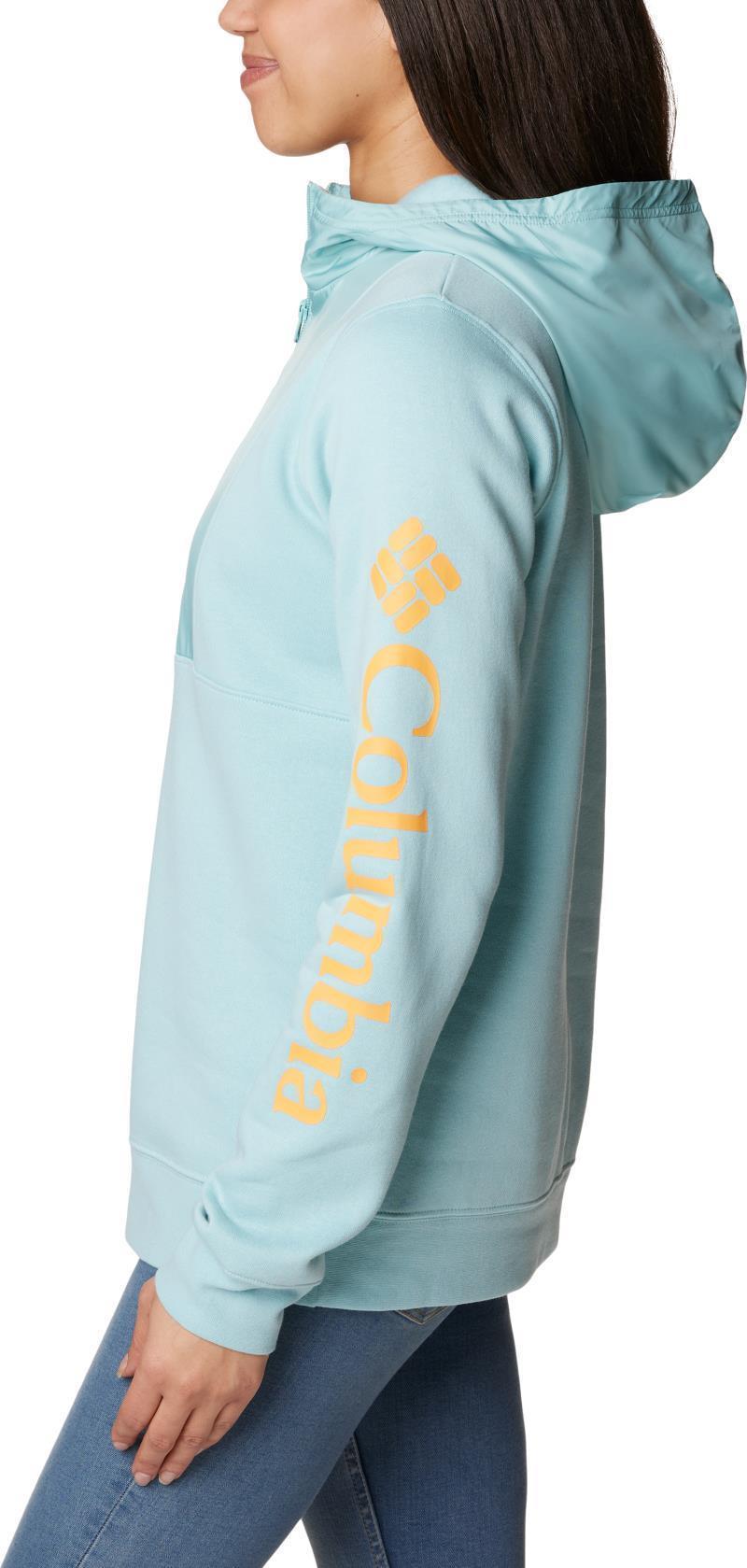 Columbia Trek Hooded Half Zip - Womens - Aqua Haze 4