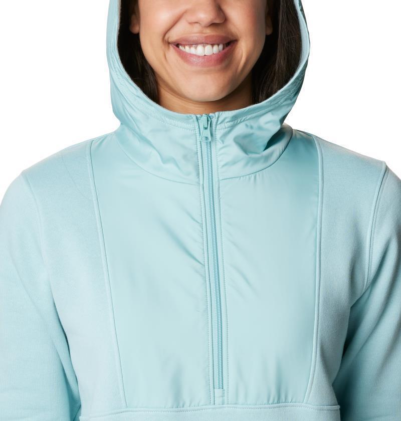 Columbia Trek Hooded Half Zip - Womens - Aqua Haze 5