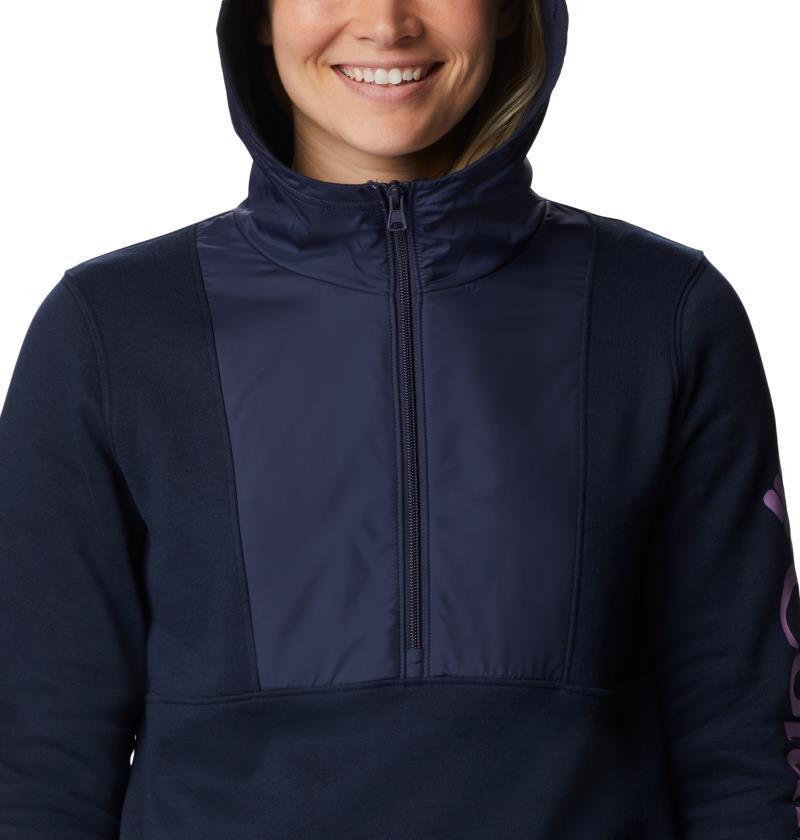 Columbia Trek Hooded Half Zip - Womens - Collegiate Navy / Nocturnal 5