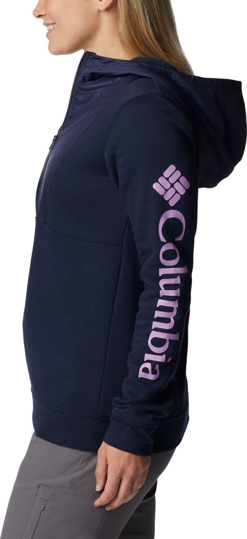 Columbia Trek Hooded Half Zip - Womens - Collegiate Navy / Nocturnal 4