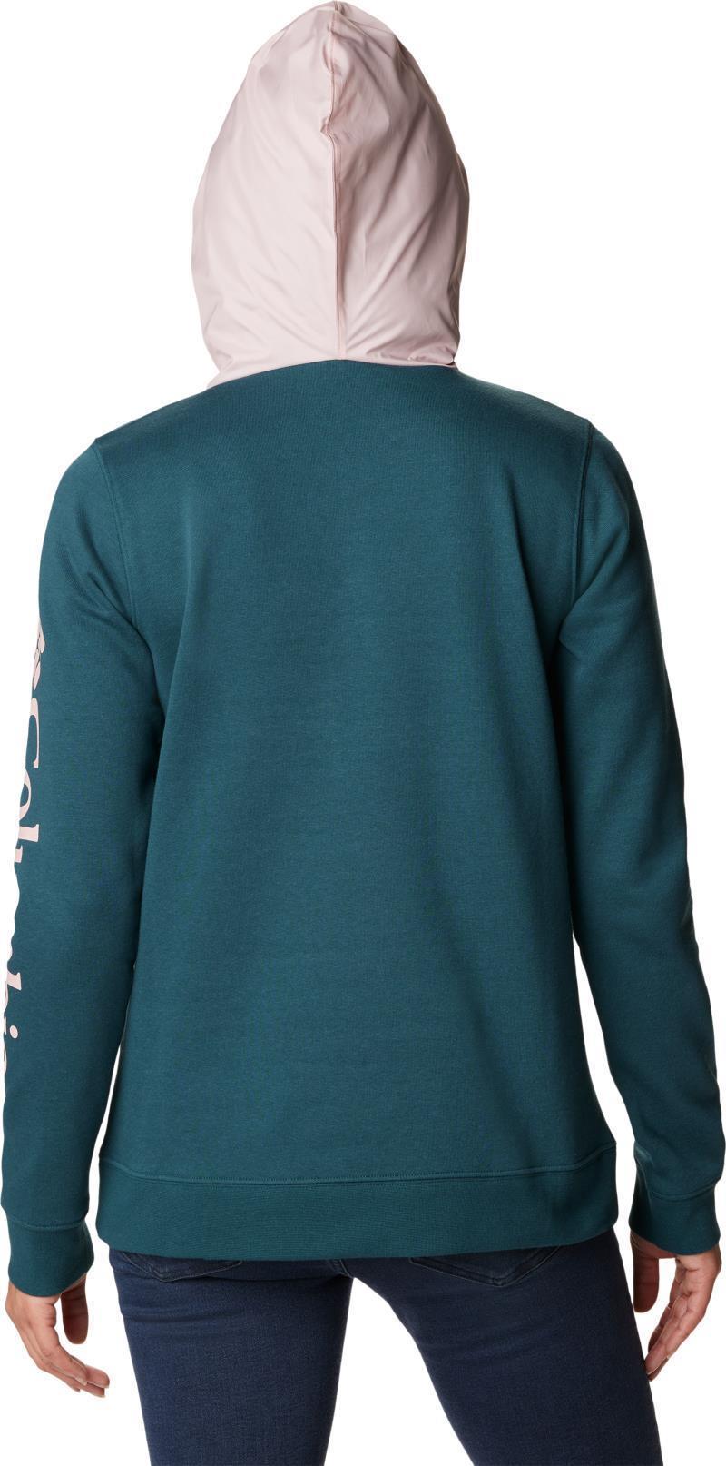 Columbia Trek Hooded Half Zip - Womens - Night Wave / Dusty Pink 2