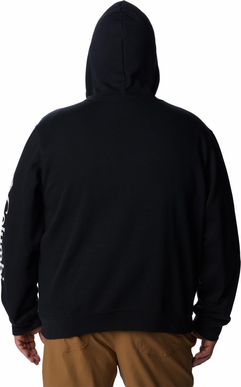Columbia Trek Hoodie, Extended - Mens - Black / CSC Sleeve Logo 2