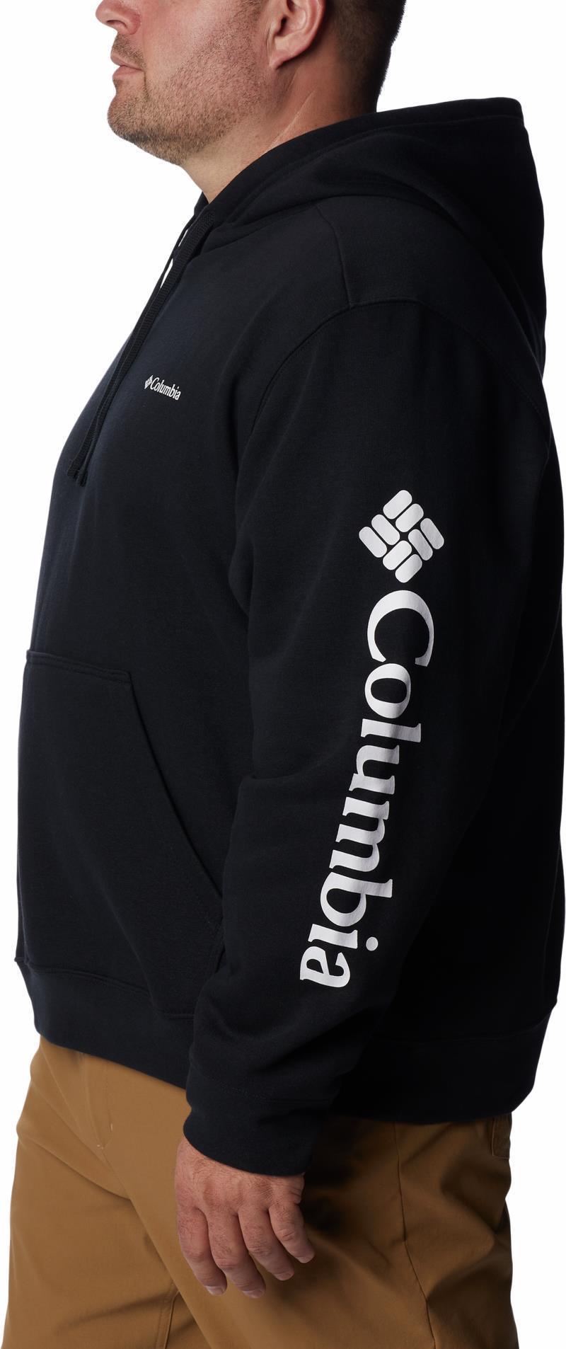 Columbia Trek Hoodie, Extended - Mens - Black / CSC Sleeve Logo 5