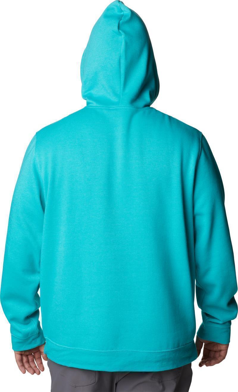 Columbia Trek Hoodie, Extended - Mens - Bright Aqua Heather / CSC Sleeve Logo 2