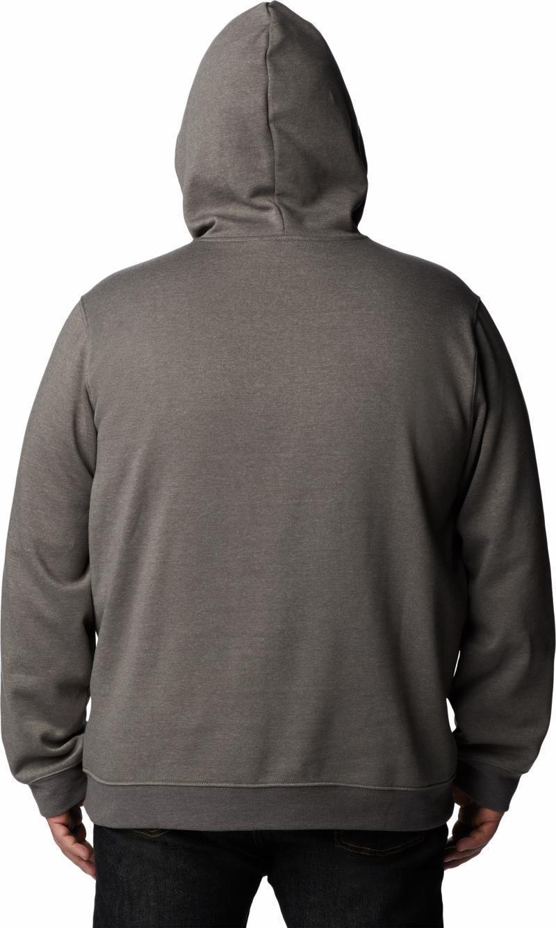 Columbia Trek Hoodie, Extended - Mens - Charcoal Heather / CSC Sleeve Logo 2