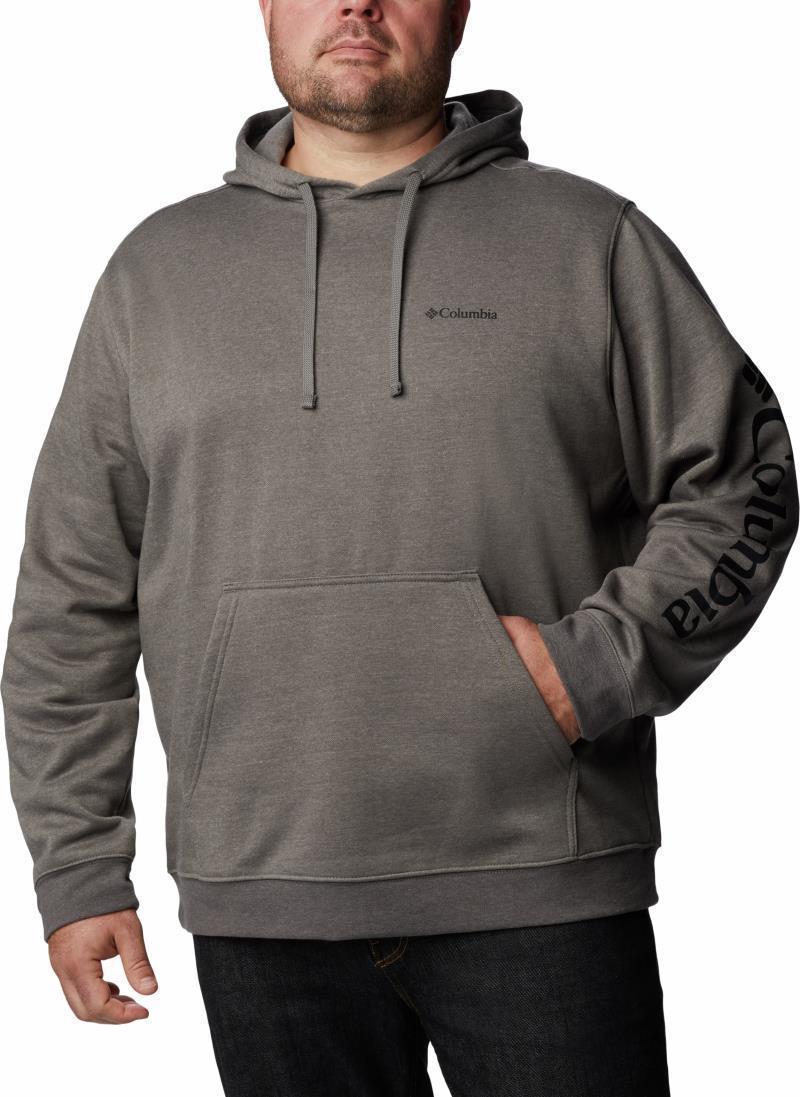 Columbia Trek Hoodie, Extended - Mens - Charcoal Heather / CSC Sleeve Logo 3