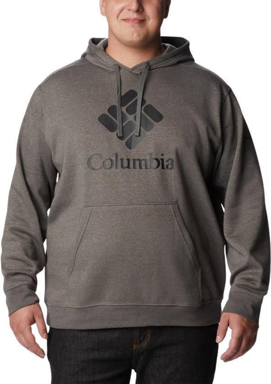 Columbia Trek Hoodie, Extended - Mens - Charcoal Heather / CSC Stacked Logo 1