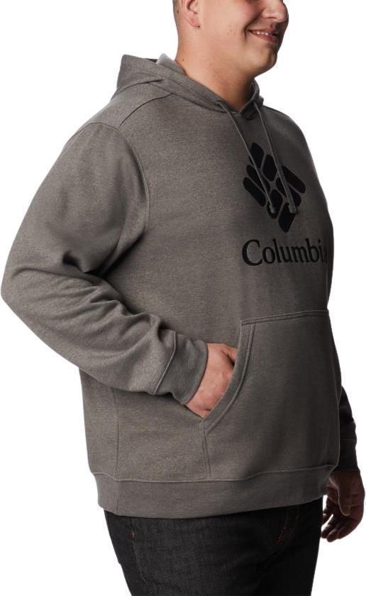 Columbia Trek Hoodie, Extended - Mens - Charcoal Heather / CSC Stacked Logo 3