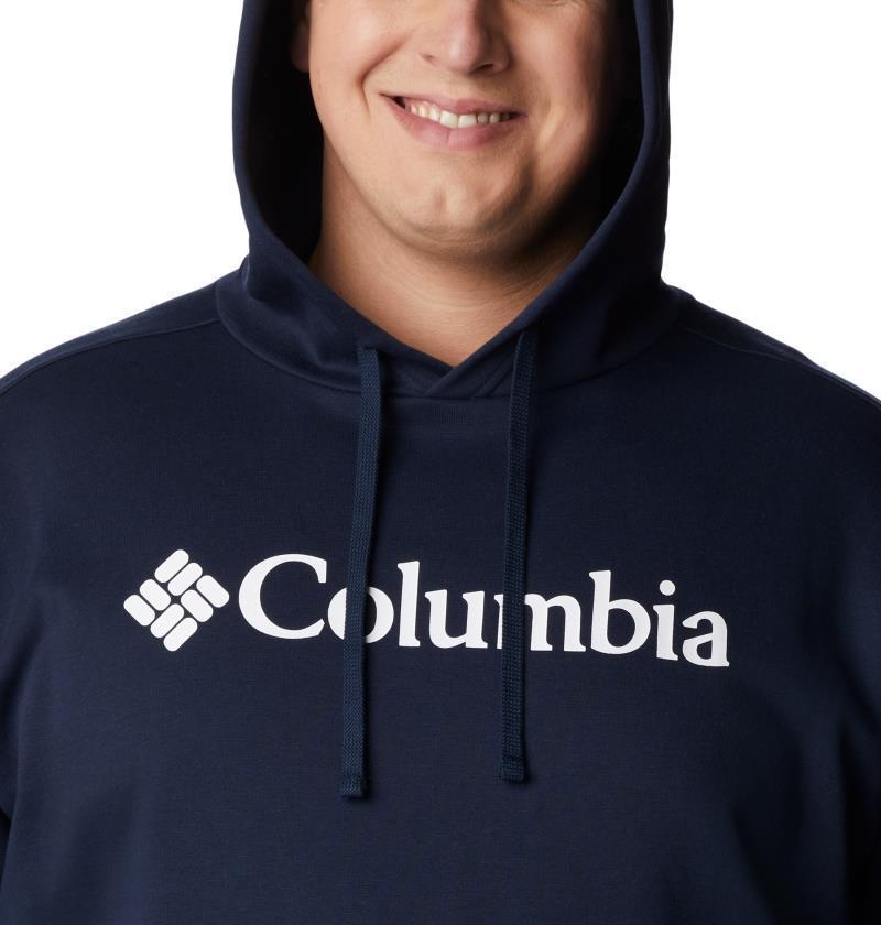 Columbia Trek Hoodie, Extended - Mens - Collegiate Navy / White 5