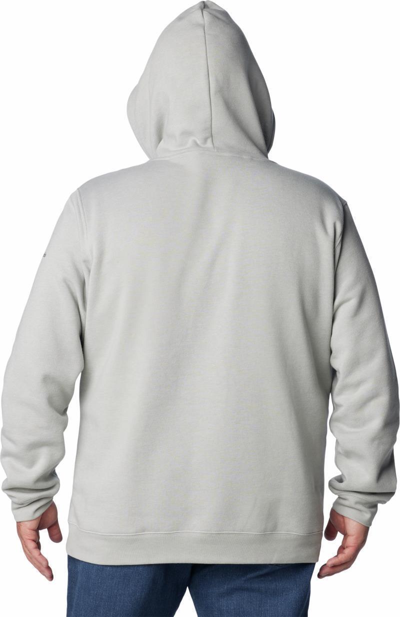 Columbia Trek Hoodie, Extended - Mens - Columbia Grey Heather / College Life Graphic 2