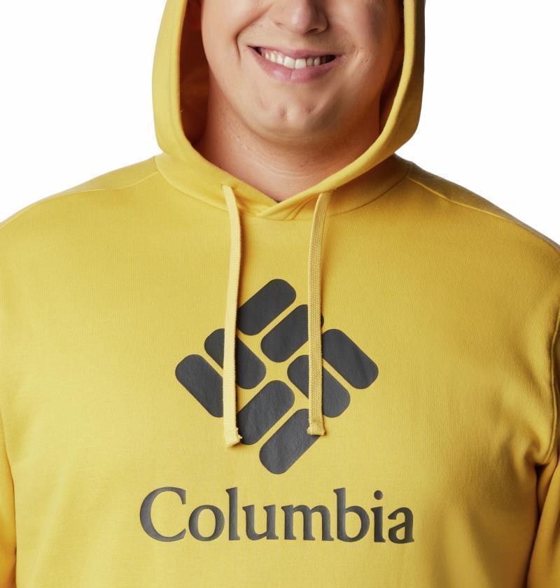 Columbia Trek Hoodie, Extended - Mens - Golden Nugget / CSC Stacked Graphic 4