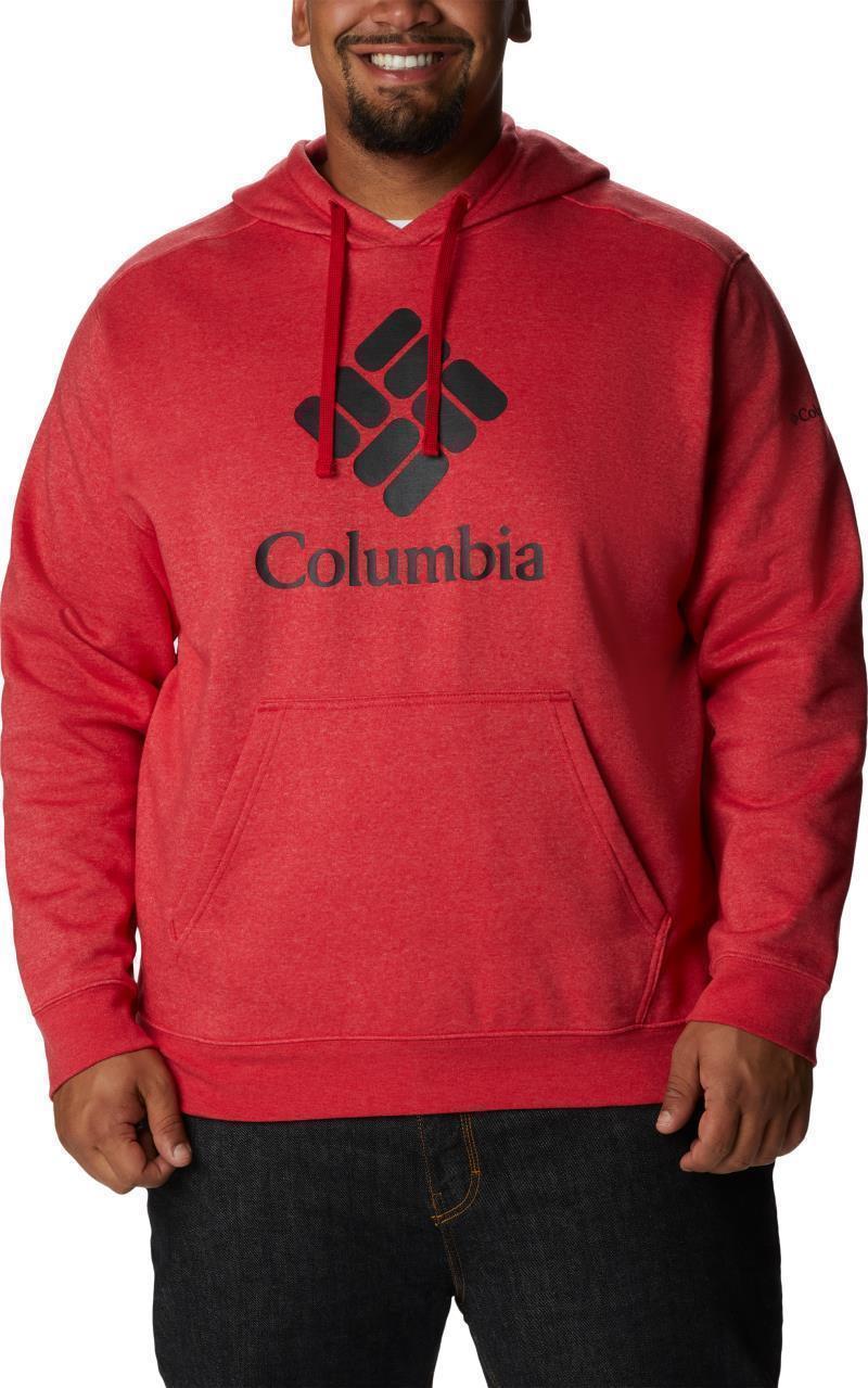 Columbia Trek Hoodie, Extended - Mens - Mountain Red Heather / CSC Stacked Logo 1