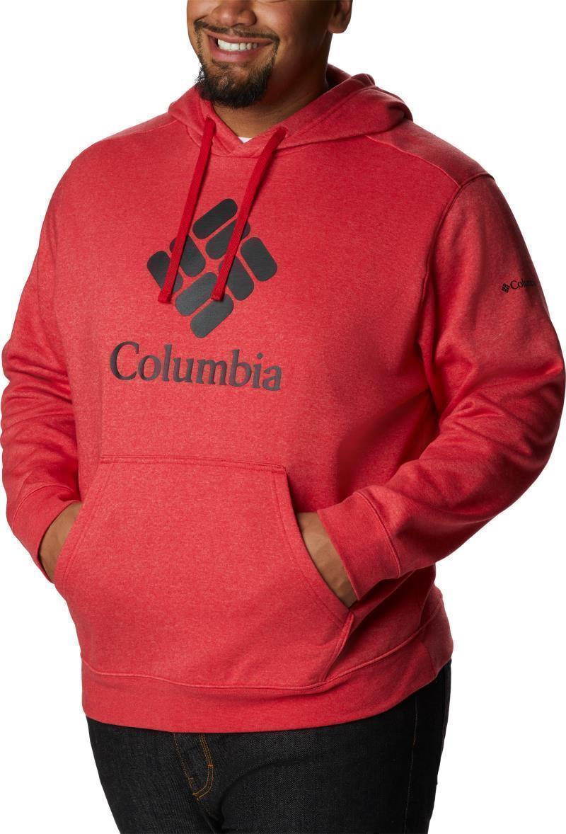 Columbia Trek Hoodie, Extended - Mens - Mountain Red Heather / CSC Stacked Logo 2