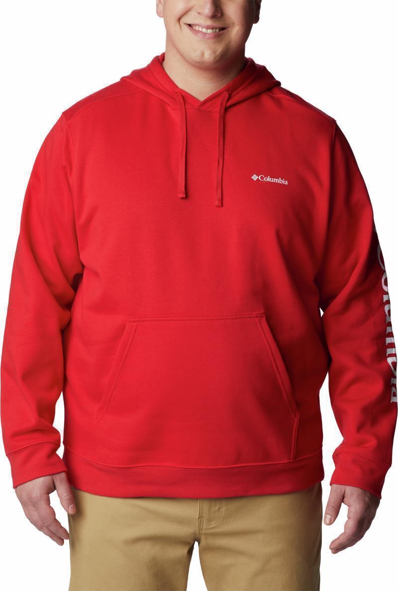 Columbia Trek Hoodie, Extended - Mens - Mountain Red / CSC Sleeve Logo 1