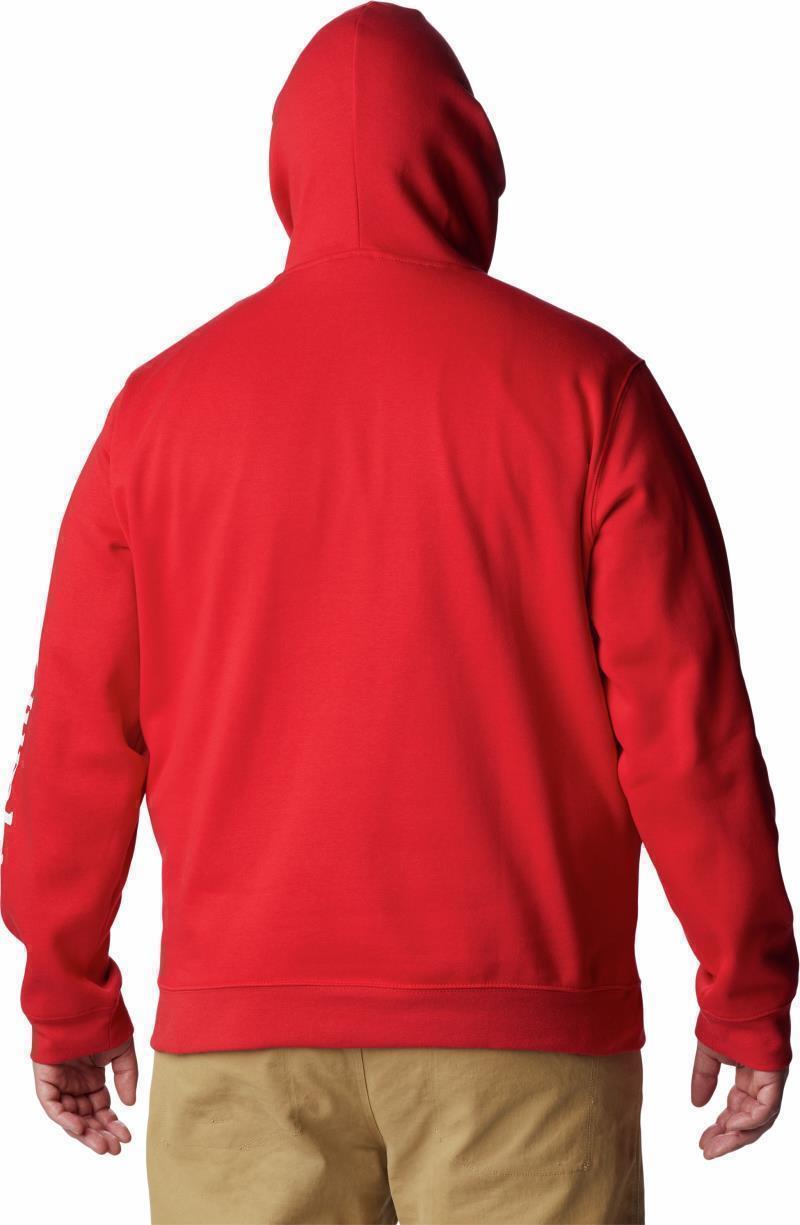 Columbia Trek Hoodie, Extended - Mens - Mountain Red / CSC Sleeve Logo 2
