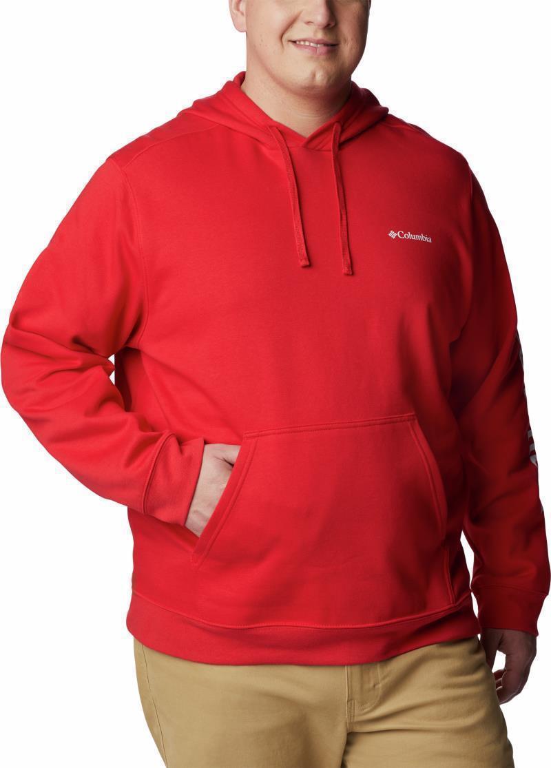 Columbia Trek Hoodie, Extended - Mens - Mountain Red / CSC Sleeve Logo 3
