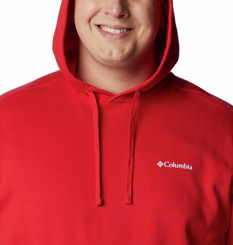 Columbia Trek Hoodie, Extended - Mens - Mountain Red / CSC Sleeve Logo 4