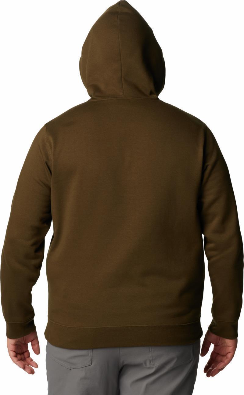 Columbia Trek Hoodie, Extended - Mens - Olive Green / CSC Stacked Graphic 2