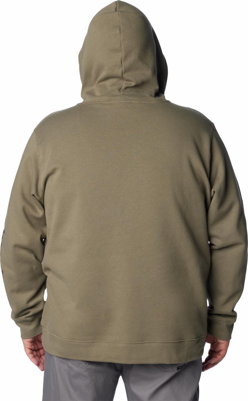 Columbia Trek Hoodie, Extended - Mens - Stone Green / CSC Sleeve Logo 2
