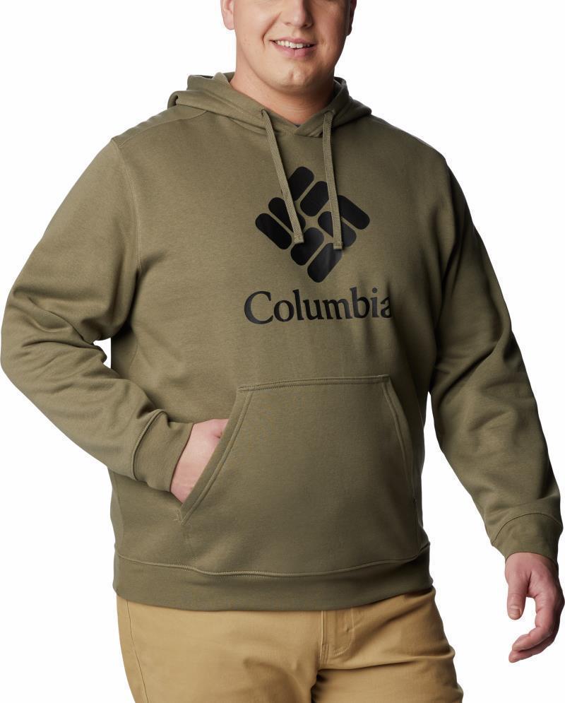 Columbia Trek Hoodie, Extended - Mens - Stone Green / CSC Stacked Graphic 3