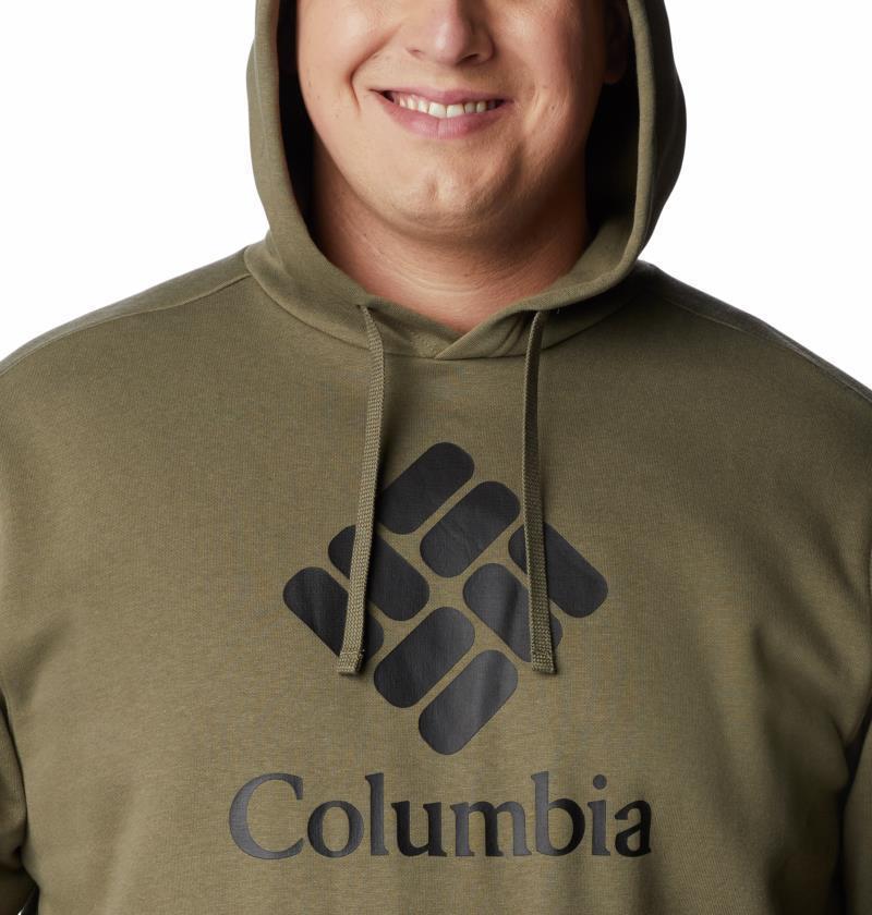 Columbia Trek Hoodie, Extended - Mens - Stone Green / CSC Stacked Graphic 4