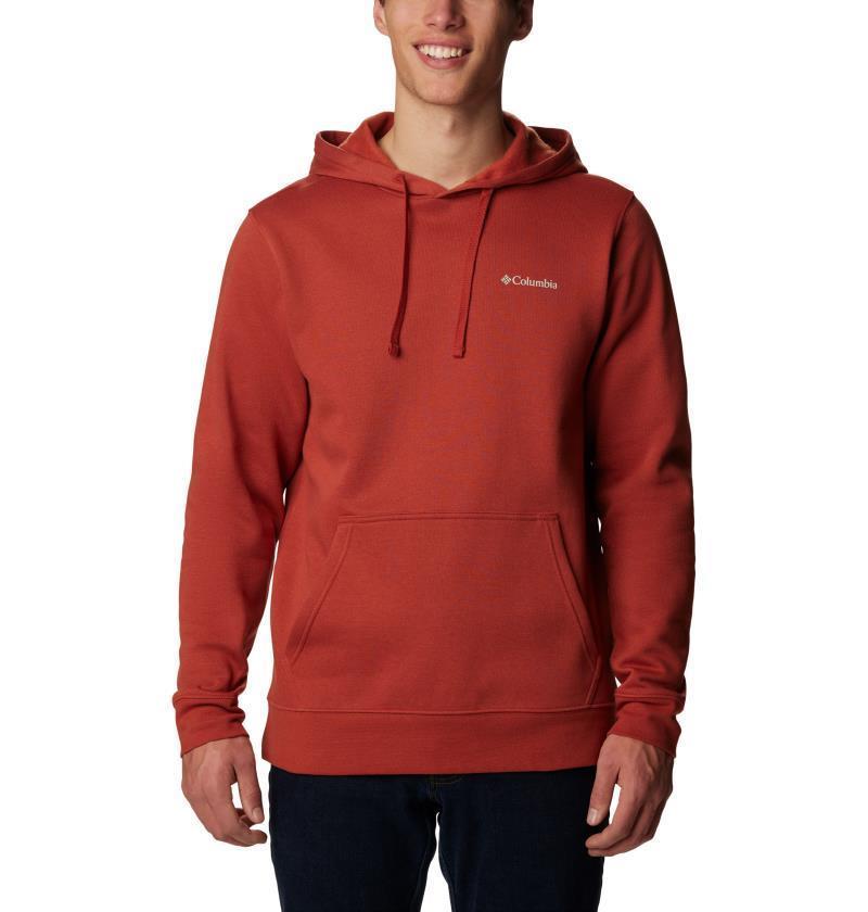 Columbia Trek Hoodie, Extended - Mens - Warp Red / Boxed Gem Columbia Graphic 1