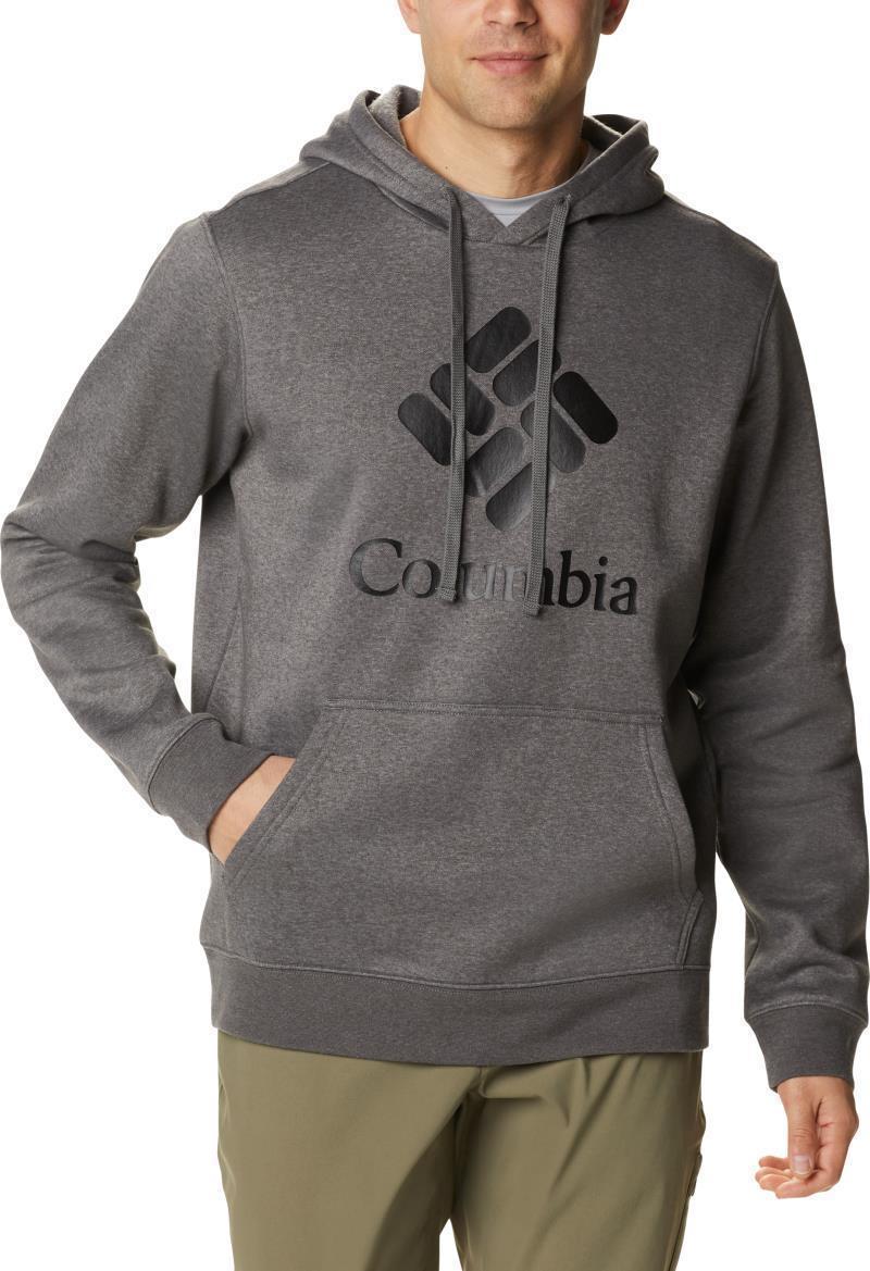 Columbia Trek Hoodie, Tall - Mens - Charcoal Heather / CSC Stacked Logo 1